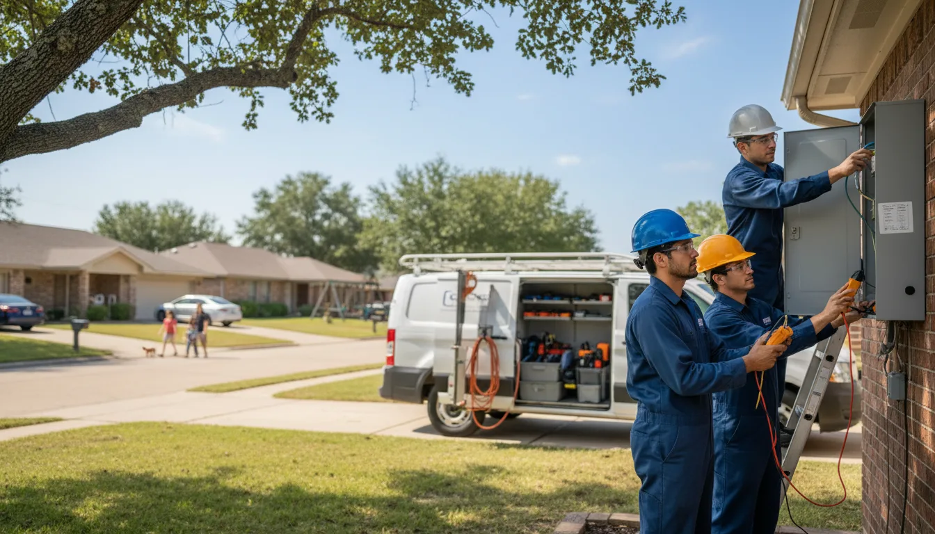 Certified electrician providing emergency electrical services in Kingman, KS